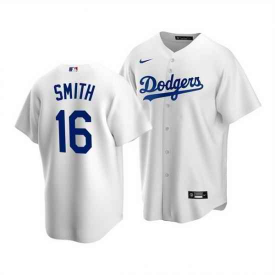 Youth Los Angeles Dodgers 16 Will Smith White Stitched Baseball Jersey
