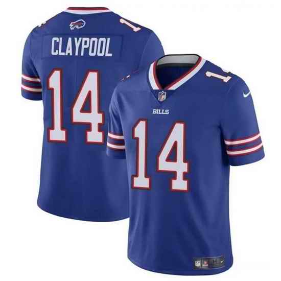 Men Buffalo Bills 14 Chase Claypool Blue 2024 Vapor Untouchable Limited Stitched Football Jersey