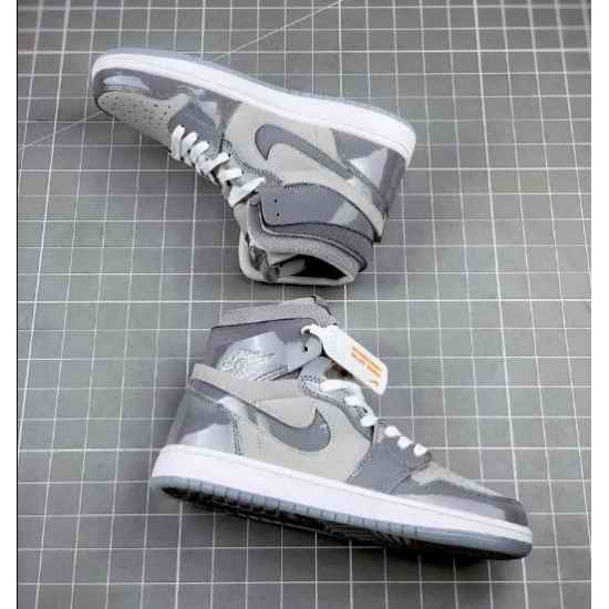 Jordan 1 Gray Men Shoes 58693