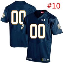 Under Armour #10 Notre Dame Fighting Irish Navy Authentic Football Jersey