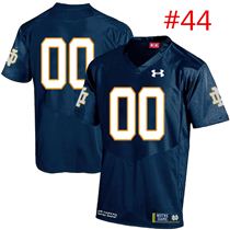Under Armour #44 Notre Dame Fighting Irish Navy Authentic Football Jersey