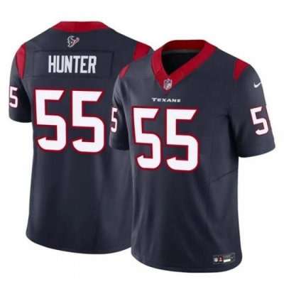 Youth Houston Texans 55 Danielle Hunter Navy 2024 F U S E Vapor Untouchable Limited Stitched Football Jersey