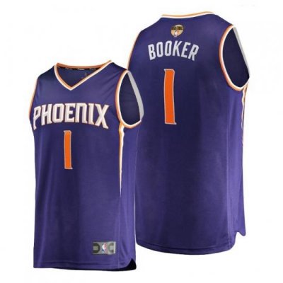 suns devin booker replica purple 2021 nba finals bound jersey