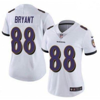 Women Baltimore Ravens Dez Bryant White Vapor Untouchable Limited Jersey