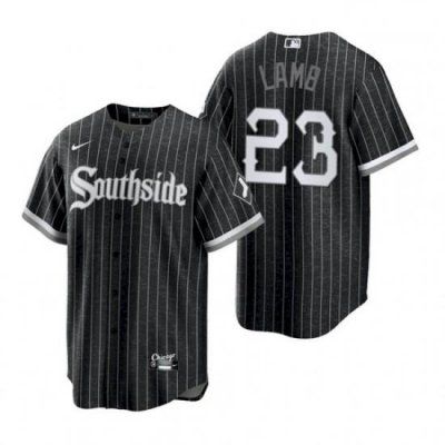 Youth White Sox Southside Jake Lamb Black 2021 City Replica Jersey