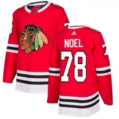 Youth Adidas Chicago Blackhawks 78 Nathan Noel Authentic Red Home NHL Jersey