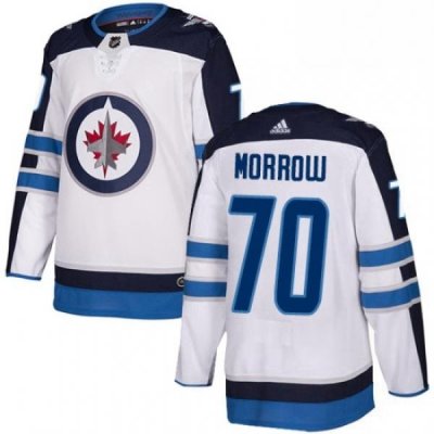 Youth Adidas Winnipeg Jets 70 Joe Morrow Authentic White Away NHL Jersey