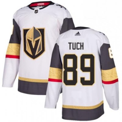 Womens Adidas Vegas Golden Knights 89 Alex Tuch Authentic White Away NHL Jersey