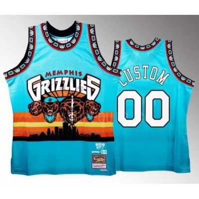 Men Women youth Memphis Grizzlies Active Player Custom Teal Three 6 Mafia X BR Remix Swingman Stitched Jersey