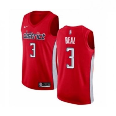 Womens Nike Washington Wizards 3 Bradley Beal Red Swingman Jersey Earned Edition