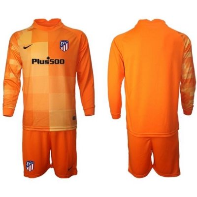 Men Atletico de Madrid Long Sleeve Soccer Jerseys 505