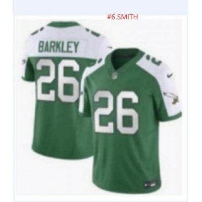 Men Philadelphia Eagles #6 SMITH Green White 2023 F U S E Throwback Vapor Untouchable Limited Stitched Football Jersey