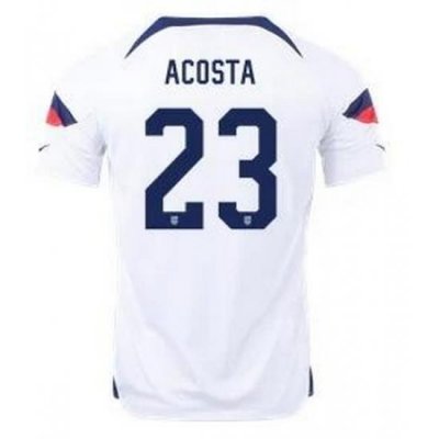 Men US 2022 FIFA Soccer Jersey White 005