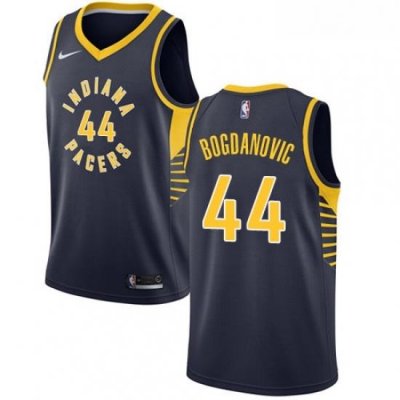 Youth Nike Indiana Pacers 44 Bojan Bogdanovic Authentic Navy Blue Road NBA Jersey Icon Edition