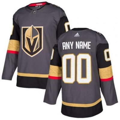 Men Women Youth Toddler Gray Jersey - Customized Adidas Vegas Golden Knights Home