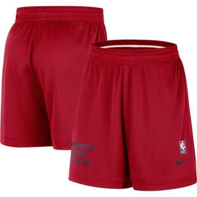 Men Washington Wizards Red Warm Up Performance Practice Shorts