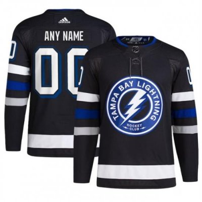 Men Women youth Tampa Bay Lightning Custom Black 2024 Stadium Series Stitched Jersey