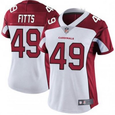 Women Nike Arizona Cardinals 49 Kylie Fitts Limited Cardinal White Vapor Untouchable Jersey