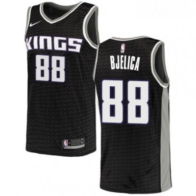 Womens Nike Sacramento Kings 88 Nemanja Bjelica Swingman Black NBA Jersey Statement Edition