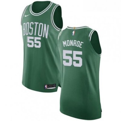 Youth Nike Boston Celtics 55 Greg Monroe Authentic GreenWhite No Road NBA Jersey Icon Edition