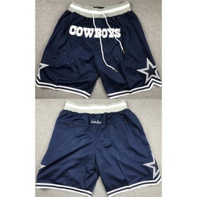 Men Dallas Cowboys Navy Shorts