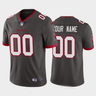 Men Women Youth Toddler Custom Men Tampa Bay Buccaneers 2020 Vapor Limited gray Jersey