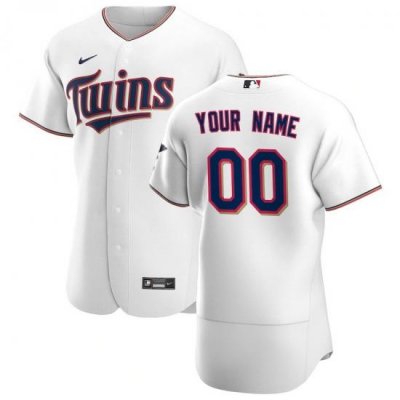 Minnesota Twins Custom Men Women youth Nike White Home 2020 Authentic Player MLB Jersey