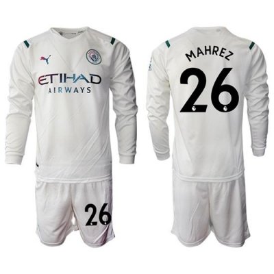 Men Manchester City Long Sleeve Soccer Jerseys 523