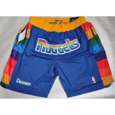 Denver Nuggets Basketball Shorts 008