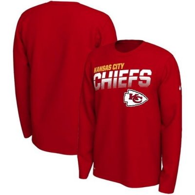 Kansas City Chiefs Men Long T Shirt 002