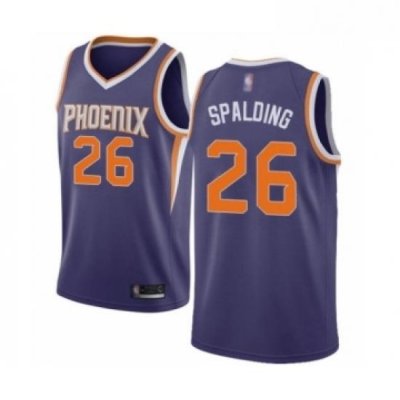 Youth Phoenix Suns 26 Ray Spalding Swingman Purple Basketball Jersey Icon Edition