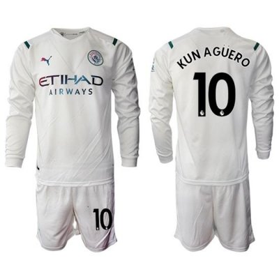 Men Manchester City Long Sleeve Soccer Jerseys 528