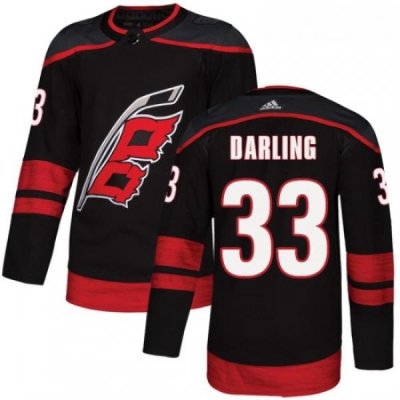 Youth Adidas Carolina Hurricanes 33 Scott Darling Premier Black Alternate NHL Jersey