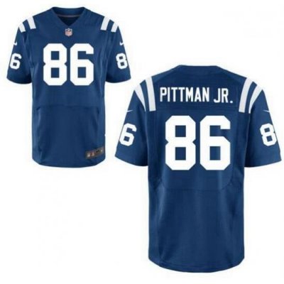 Youth Nike Colts 86 Michael Pittman Jr. Blue Vapor Limited Stitched NFL Jersey