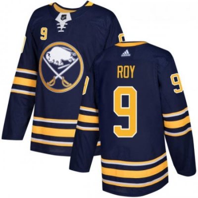 Youth Adidas Buffalo Sabres 9 Derek Roy Authentic Navy Blue Home NHL Jersey