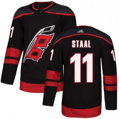 Youth Adidas Carolina Hurricanes 11 Jordan Staal Premier Black Alternate NHL Jersey