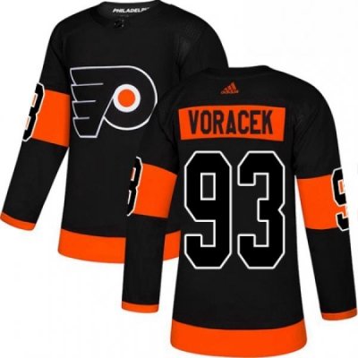 Youth Adidas Philadelphia Flyers 93 Jakub Voracek Premier Black Alternate NHL Jersey