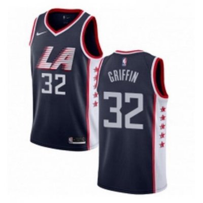 Youth Nike Los Angeles Clippers 32 Blake Griffin Swingman Navy Blue NBA Jersey City Edition