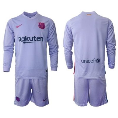 Men Barcelona Long Sleeve Soccer Jerseys 559