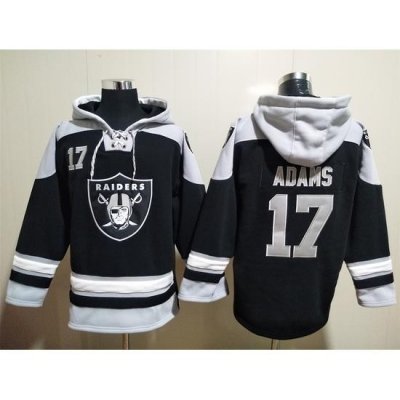 Los Angeles Raiders Sitched Pullover Hoodie #17 Davante Adams