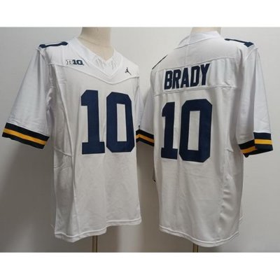 Men Michigan Wolverines #10 Tom Brady