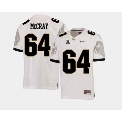 Men Ucf Knights Justin Mccray White College Football Aac Jersey