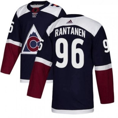 Youth Adidas Colorado Avalanche 96 Mikko Rantanen Authentic Navy Blue Alternate NHL Jersey