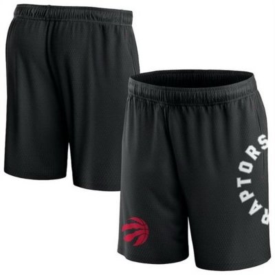 Men Toronto Raptors Black Post Up Mesh Shorts