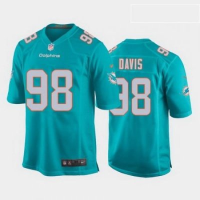 youth raekwon davis miami dolphins aqua game jersey