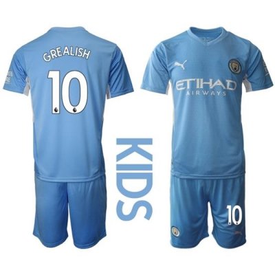 Kids Manchester City Soccer Jerseys 015