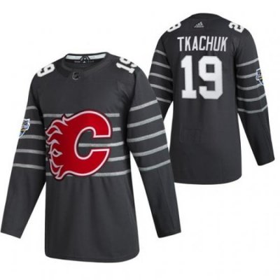 Flames 19 Matthew Tkachuk Gray 2020 NHL All Star Game Adidas Jersey