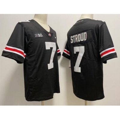 Men Ohio State Buckeyes C.J.Stroud #7 Black College Football Jersey