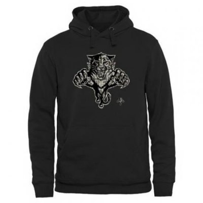 Men Florida Panthers Black Rink Warrior Pullover Hoodie