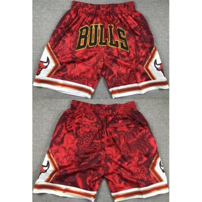 Men's Chicago Bulls Red Shorts 562